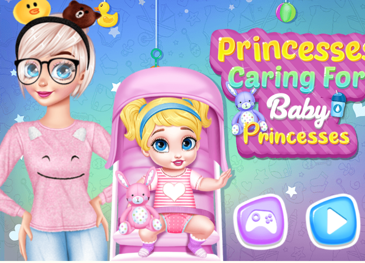 Princesses Caring For Baby Game