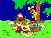 Garfield Online Coloring Game Game