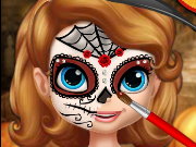 Sofia Halloween Face Art Game