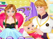 Frozen Anna Give Birth To A Baby Game