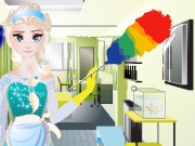 Elsa House Cleaning Game