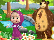 Masha and the Bear Rainy Day Game