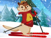 Alvin Downhill Skiing Game