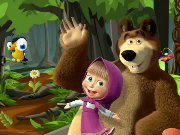 Masha and the Bear Forrest Adventure Game