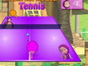 Masha and the Bear Tennis Game