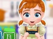 Baby Anna Cooking Block Cakes Game