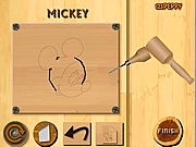Wood Carving Mickey Game