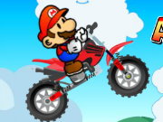 Mario Acrobatic Bike Game