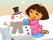 Dora Snow Challenges Game