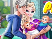 Pregnant Elsa Twins Birth Game