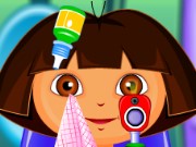 Cute Dora at the Eye Clinic Game