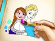 Frozen Coloring Book Game