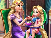 Rapunzel Mommy Toddler Feed Game