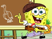 spongebob disegna qualcosa