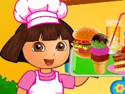 Dora Fun Cafe Game