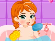 baby bathing anna