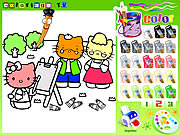 Hello Kitty Painting Game