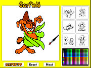 Garfield Coloring Page Game
