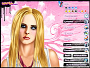 Avril Lavigne Makeover Game