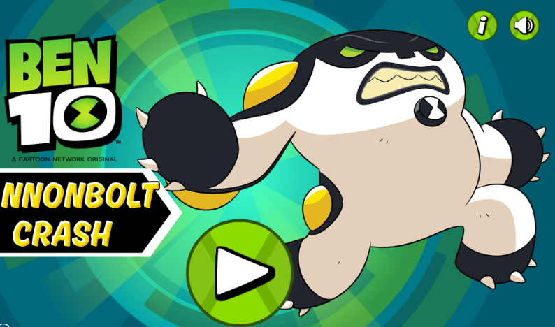 Ben 10 Cannonbolt Crash Game