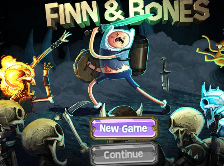 Adventure Time Finn Bones Game