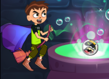 Ben 10 Halloween Bubble Shooter Game