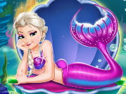 Elsa Mermaid queen Game