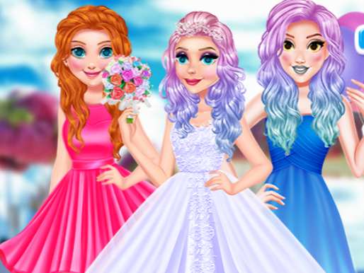 Beauty Makeover Princess Wedding Day Game