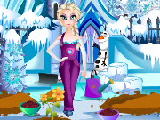 Elsa Ice Garden Game