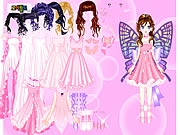 Pink Butterfly Dress up