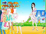 Blue House Spring Dressup Game