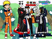 Naruto and Frieds Dress Up Game