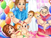 Barbara Gives A Birth To Six Kids Game