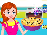 Blue Berry Pie Baking