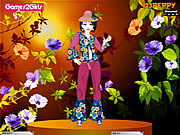 Emily Flower Girl Dressup Game