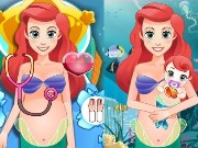 Mermaid Ariel Gives Birth To A Baby Game