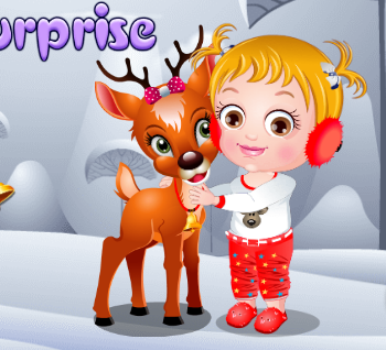 Baby Hazel Reindeer Surprise