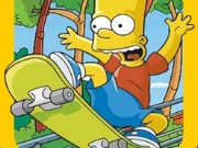 Bart Simpson Skateboarding