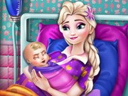 Pregnant Elsa Baby Birth Game