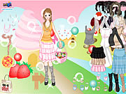 Candy Land Dress Up Game