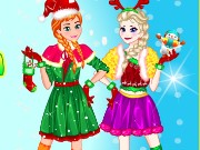 Elsa and Anna Christmas Day Game