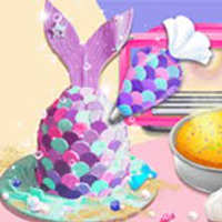 Unicorn Chef Mermaid Cake Game