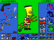 Bart Simpson Dress Up Game