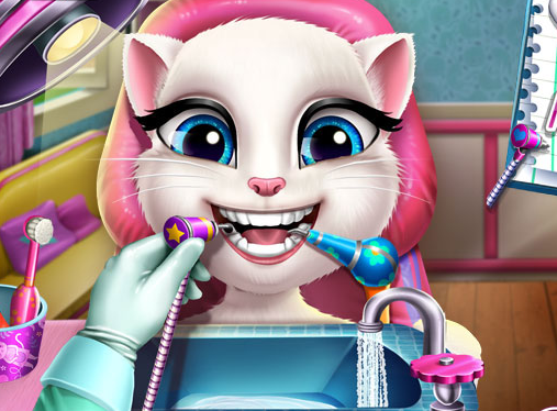 Kitty Real Dentist Game