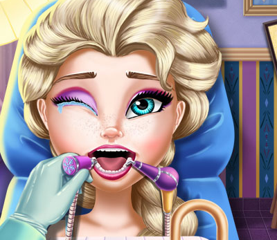 Elsa Real Dentist Game