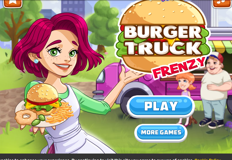 Burger Truck Frenzy USA Game