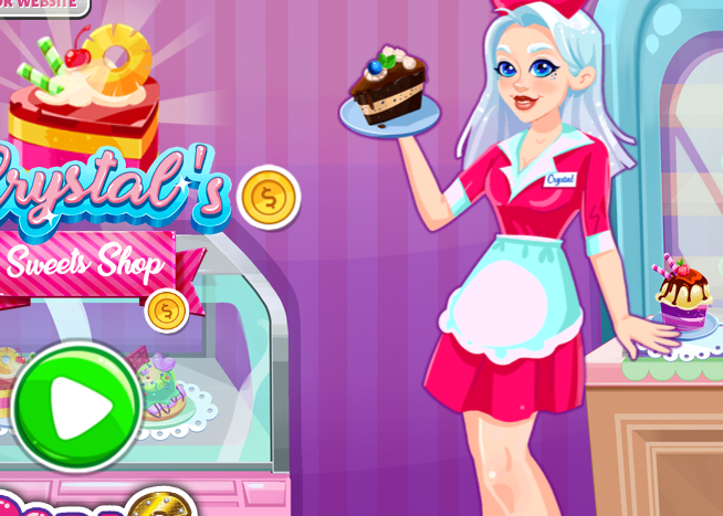 Crystals Sweets Shop Game