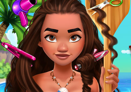 Polynesian Princess Real Haircuts Game