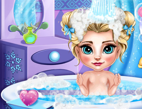 Ice Queen Baby Bath