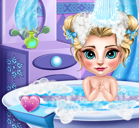 Elsa Baby Bath